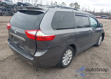 2015 Toyota Sienna Limited Premium 7 Passenger from USA, damaged, VIN 5TDDK3DC1FS098611